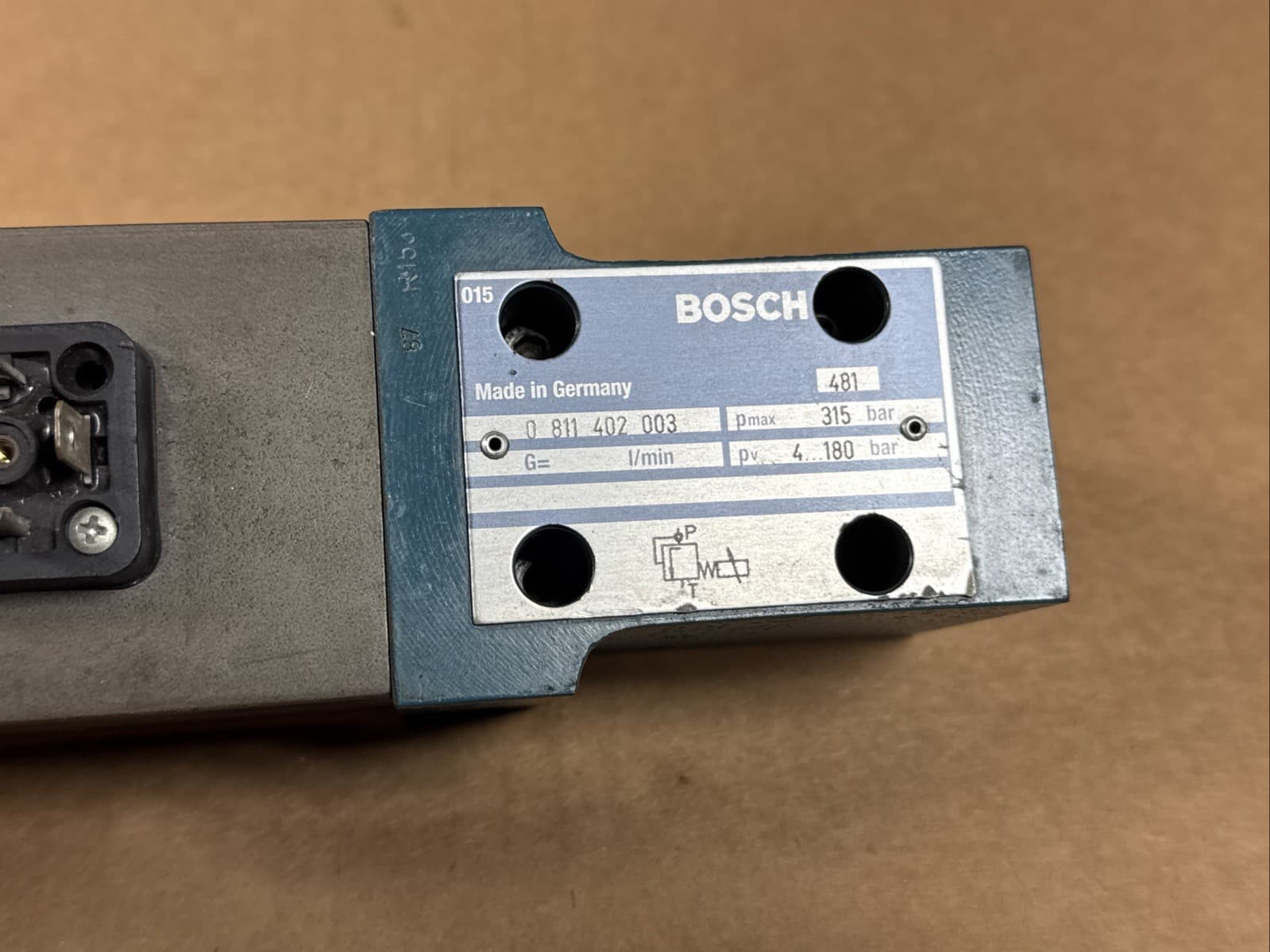 Bosch 0 811 402 003 Hydraulic Solenoid Valve 12V  1 835 100 034 FAST SHIPPING 2