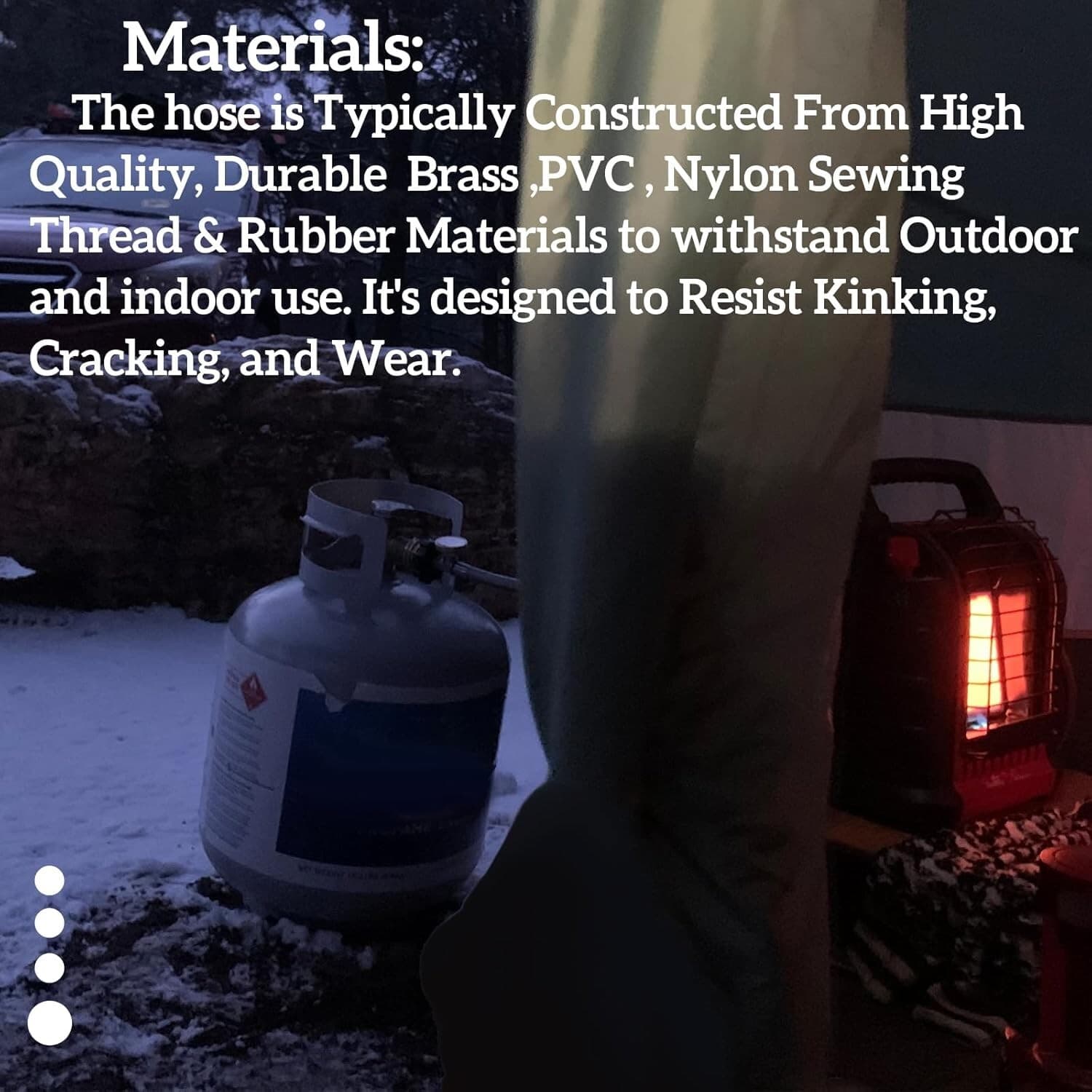 10 Ft Propane Heater Hose F273704 For Mr. Heater Buddy Series Hose Assembly 3