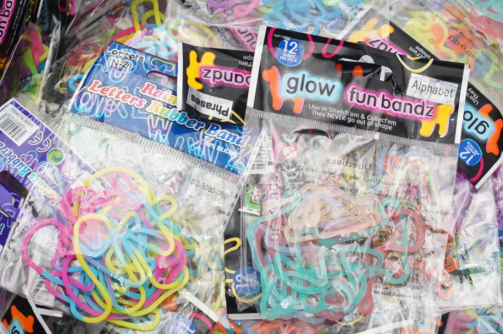 12-Pack Silly Bands Bracelets Various Themes Shapes Animals Sports Music Etc.