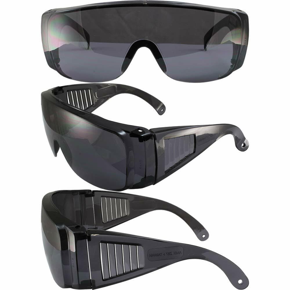 Birdz Visitor Safety Glasses Fit Over Rx Smoke Lens 4