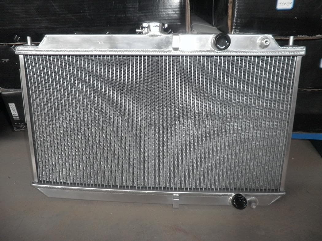 Full Aluminum Cooling Radiator + 2x Fan for 1990-1993 Acura Integra 6