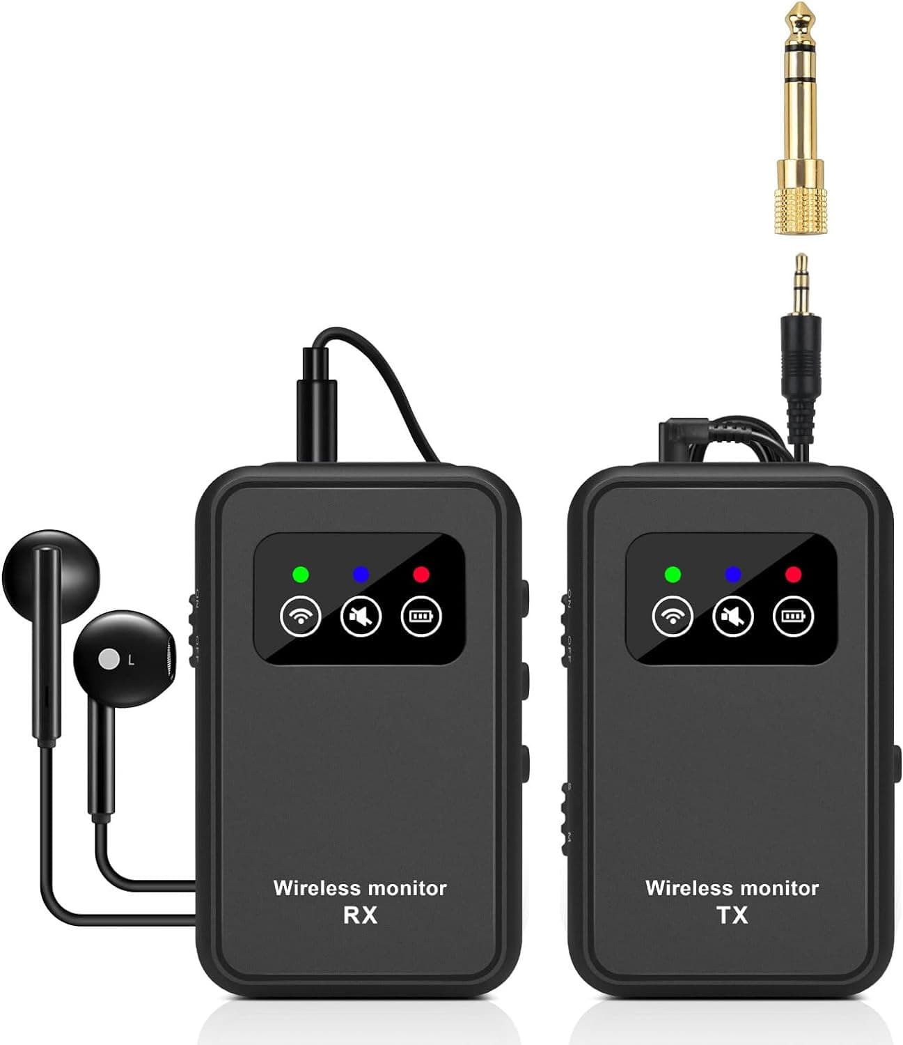 Sistema inalámbrico de monitor de oído Sistema IEM inalámbrico estéreo 2.4G