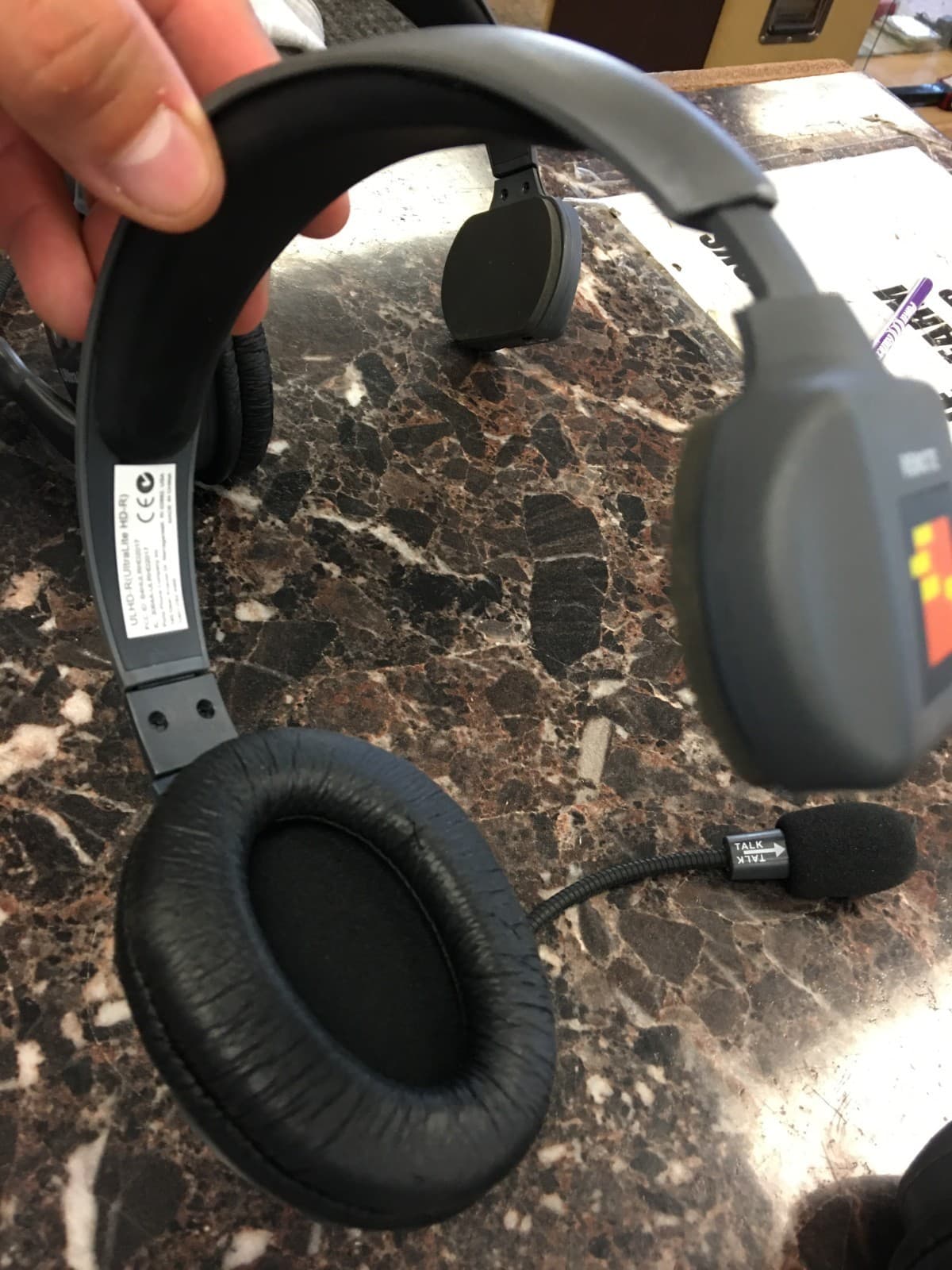 Lot Of 3 Eartec Ultralite HD Wireless Headset Systems With Batteries 3