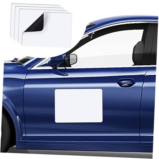4Pcs Blank Car Magnets,17x12 Inch Car Door Magnets Set Signs 17"x12"-4P