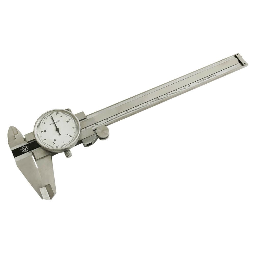 150mm/0.05mm Precision Hardened Stainless Steel Metric Dial Caliper 3