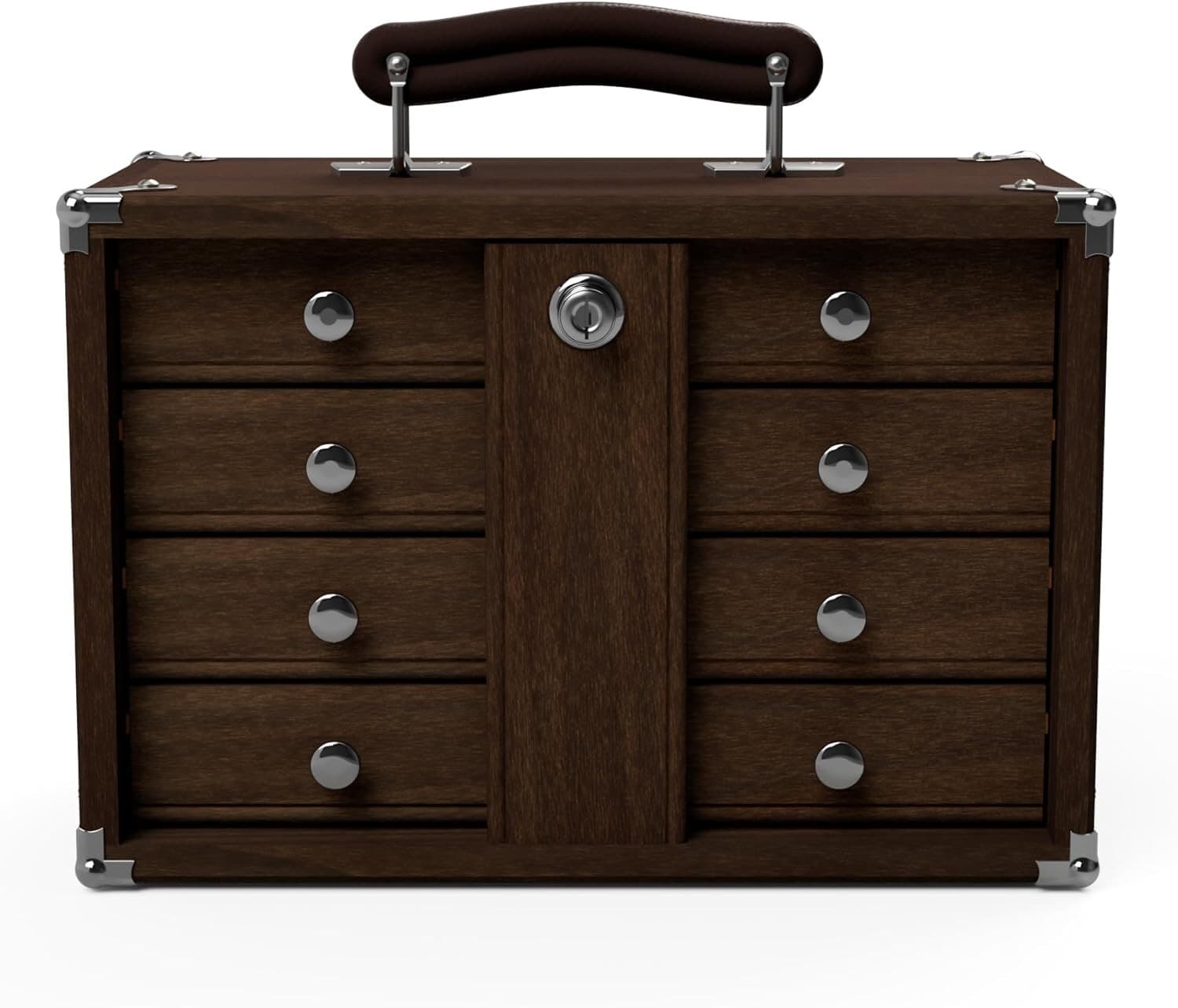 NEW GI-T12 Dark Oak 4-Drawer Mini Chest by Gerstner International PRE-TARIFF!!! 4