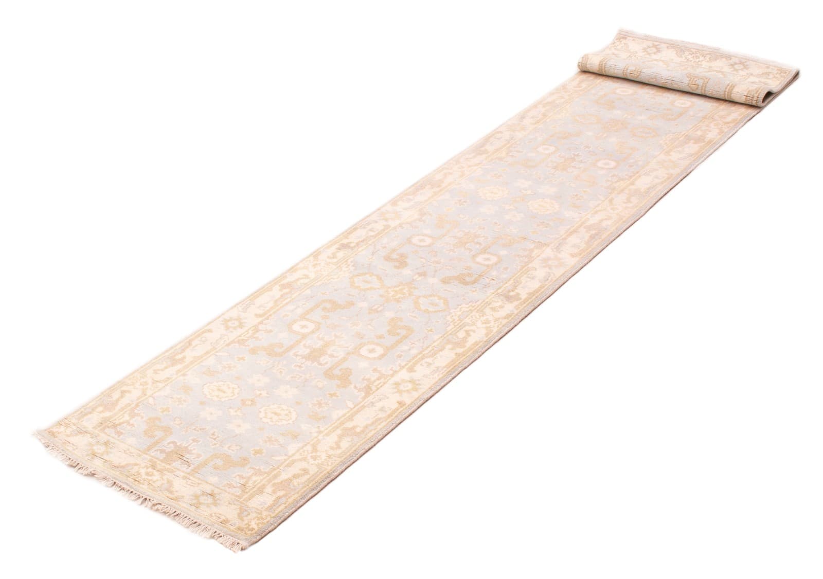 Vintage Hand-knotted Runner Rug 2'7" x 13'8" Traditional Oriental Wool Carpet 4