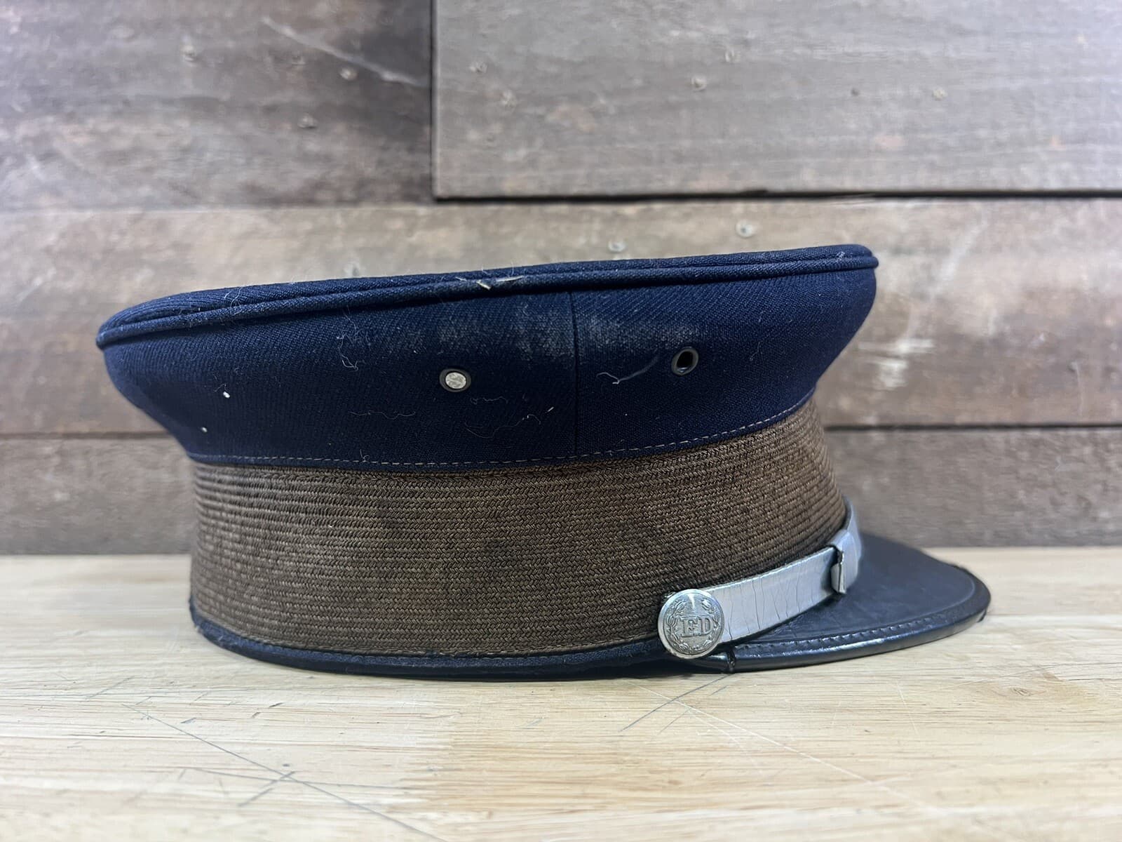 Vintage Fire Department Dress Hat Cap Size 7 5