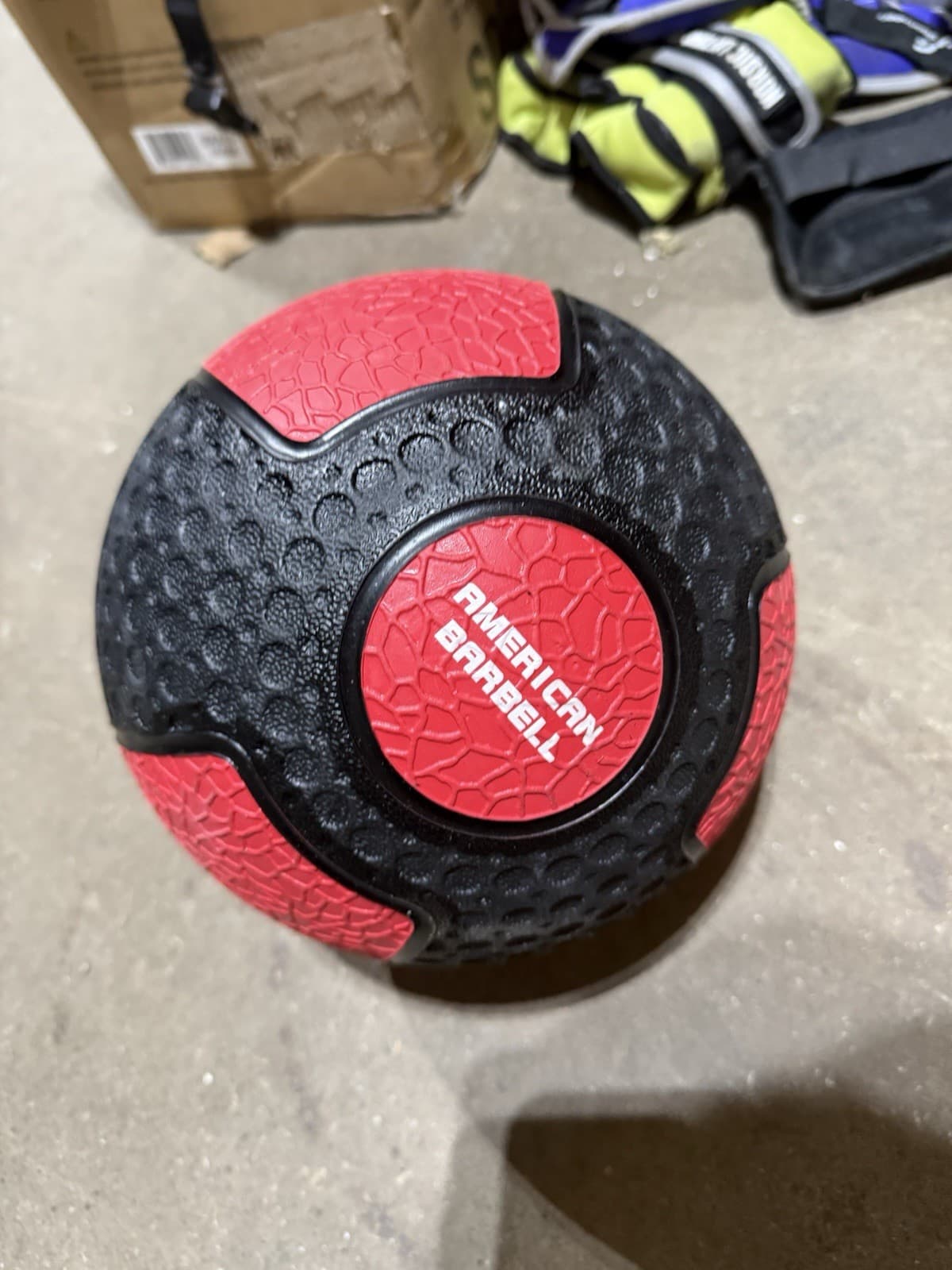 10LB American Barbell Weighted Medicine Ball Core Workout Fitness Exercise