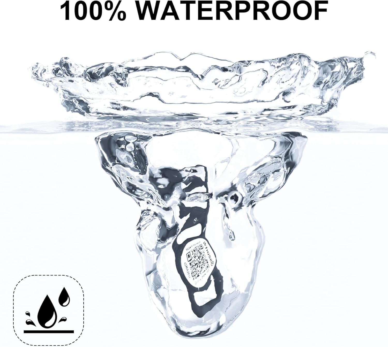 QR Code & NFC Pet ID Tag – Silent Silicone GPS-Linked Dog & Cat Collar Tag 4