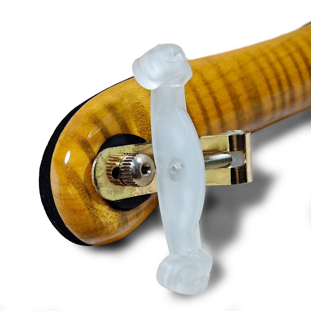 3/4 4/4 Violin Shoulder Rest Maple Tiger Stripe Adjustable Height Smooth 5