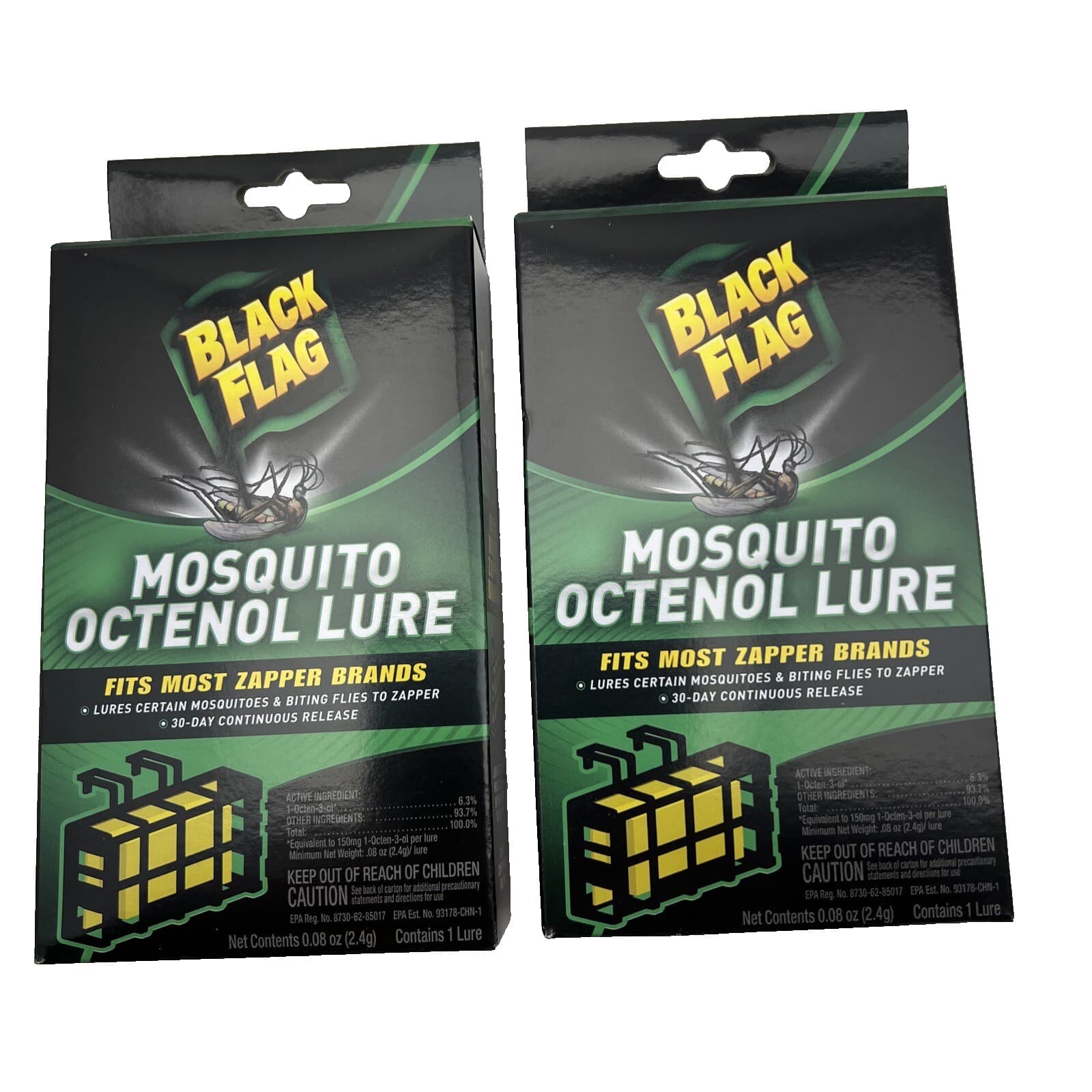 Black Flag Mosquito Octenol Lure 30 Day BZ-OCT1 Lot of 2 Fits Most Brand Zappers 6