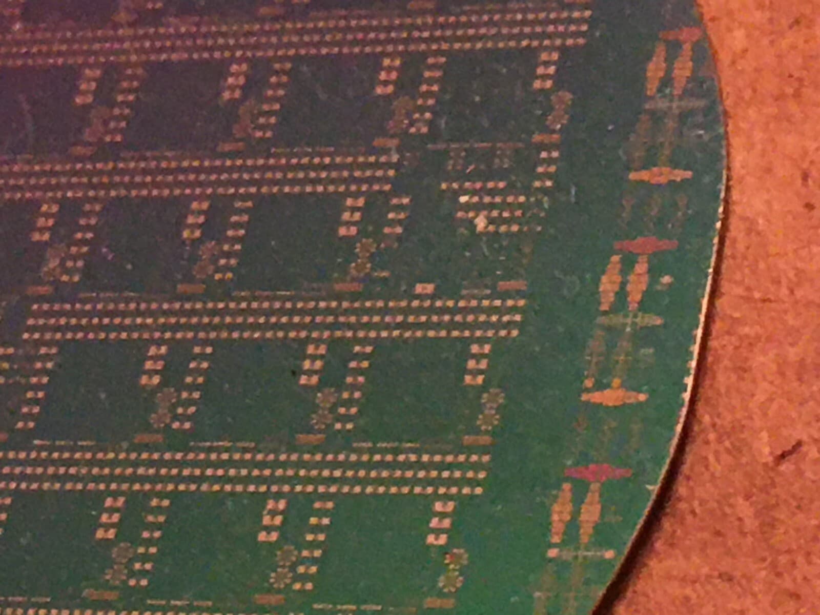 2" Silver Silicon Wafer Unique Extremely Rare RF NAND Vintage CPU Chip 5