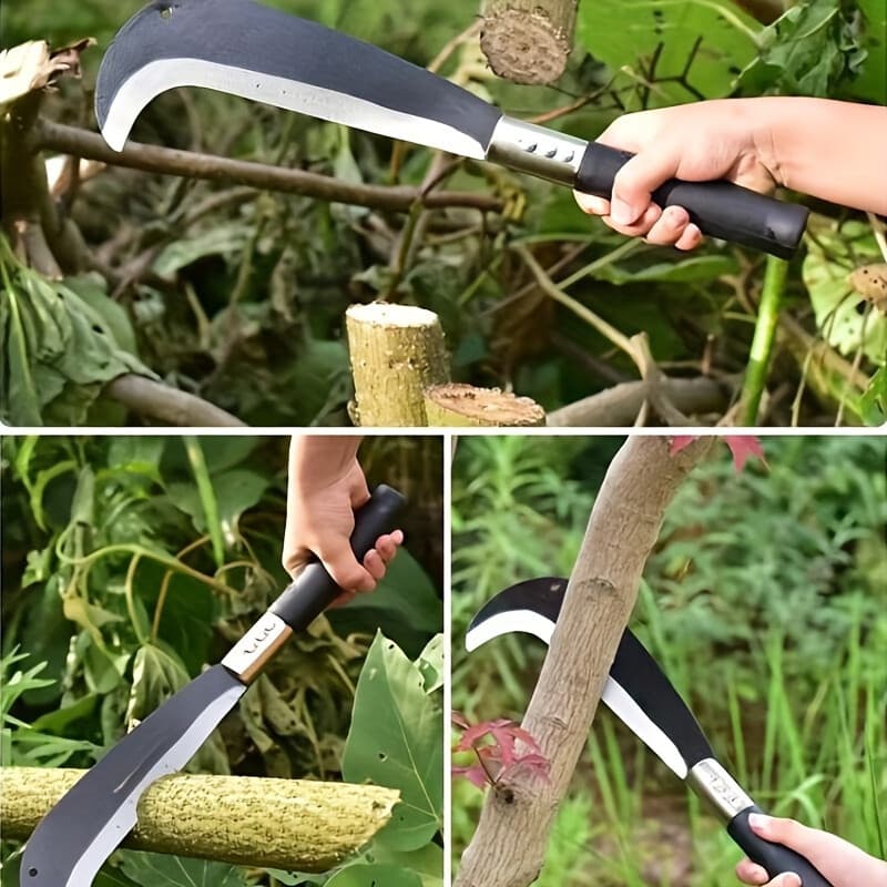 Sickle for Gardening - Outdoor Lawn Care, Weed Removal & Small Farm Tasks
