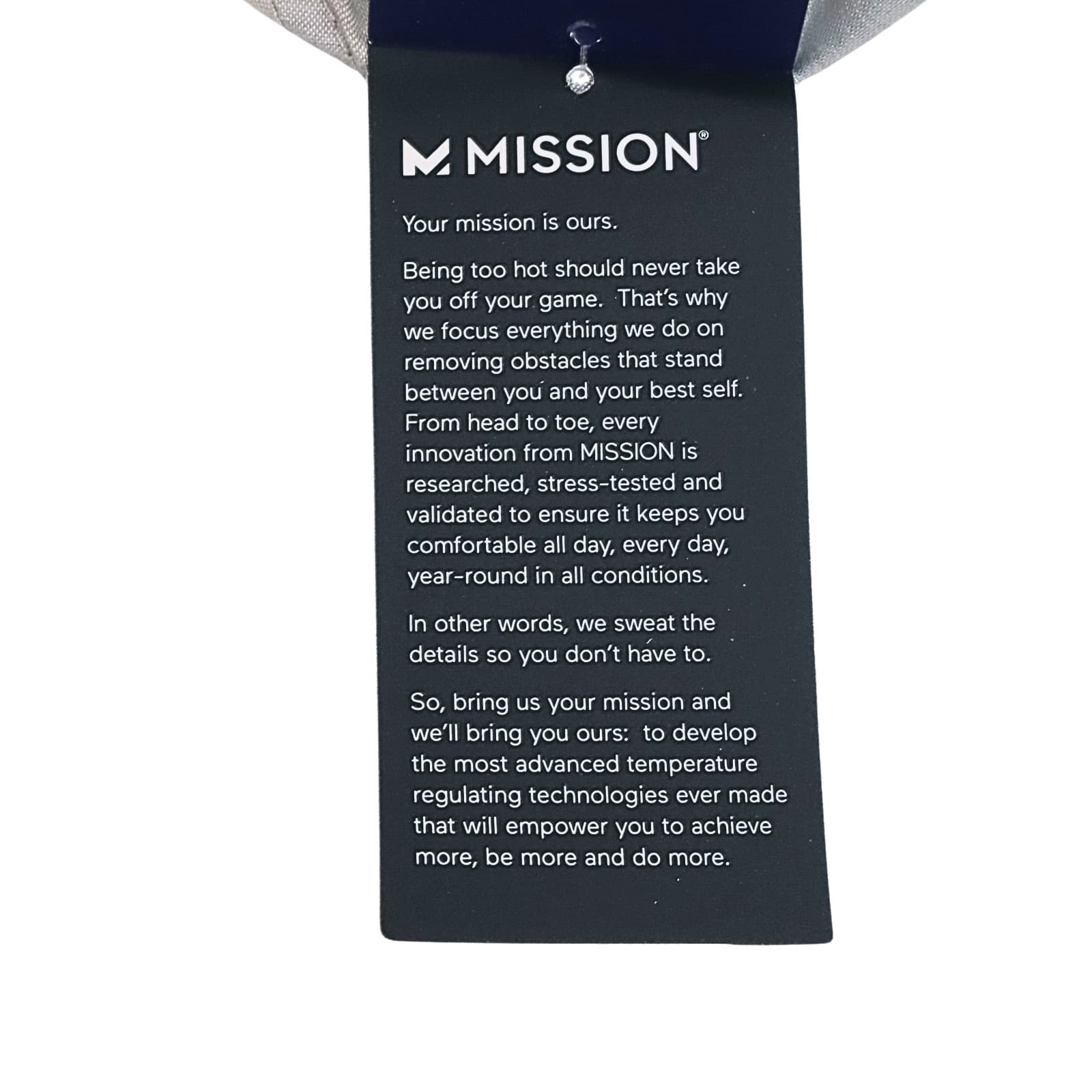 Mission Cooling Adjustable Vented Performance Hat Alloy Heather 109525 KS1-2021 4