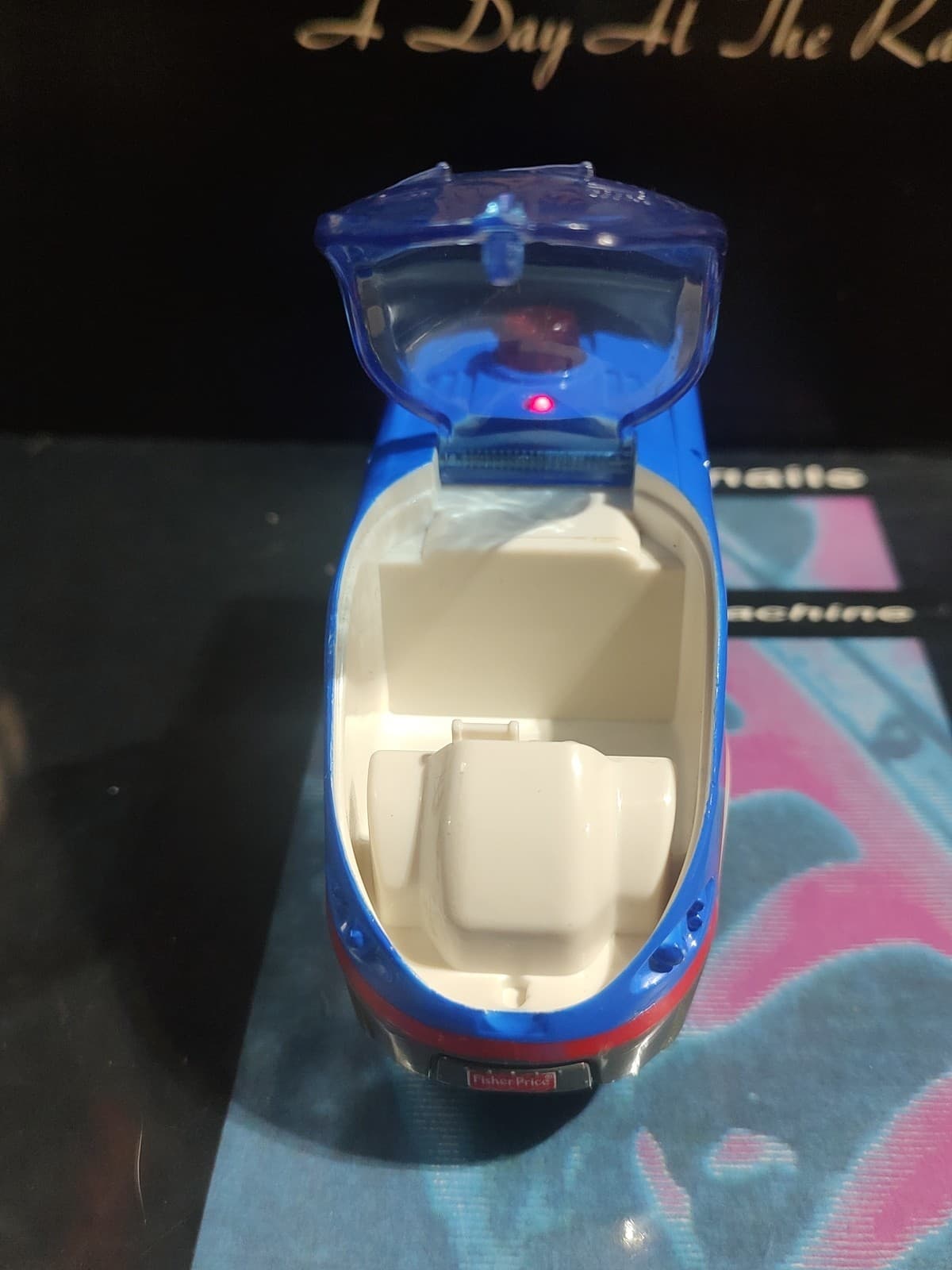 Rare 2010 Geotrax Blue Stand Alone Aero & Alt Eric Train Engine & Remote Lot! 6