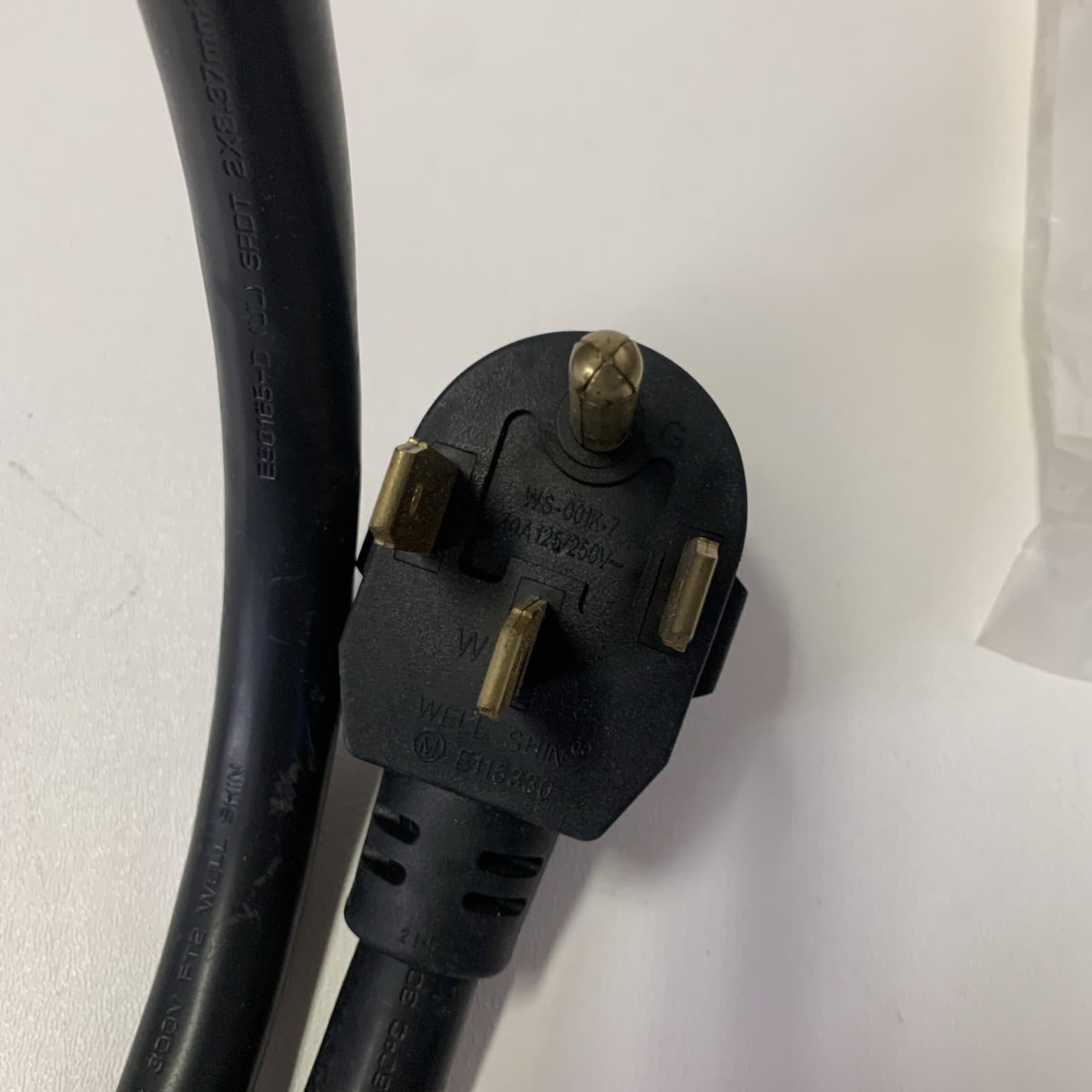 GE Universal 4' Range Power Cord GE WX09X10035 4-Wire 40Amp - new open bag 5