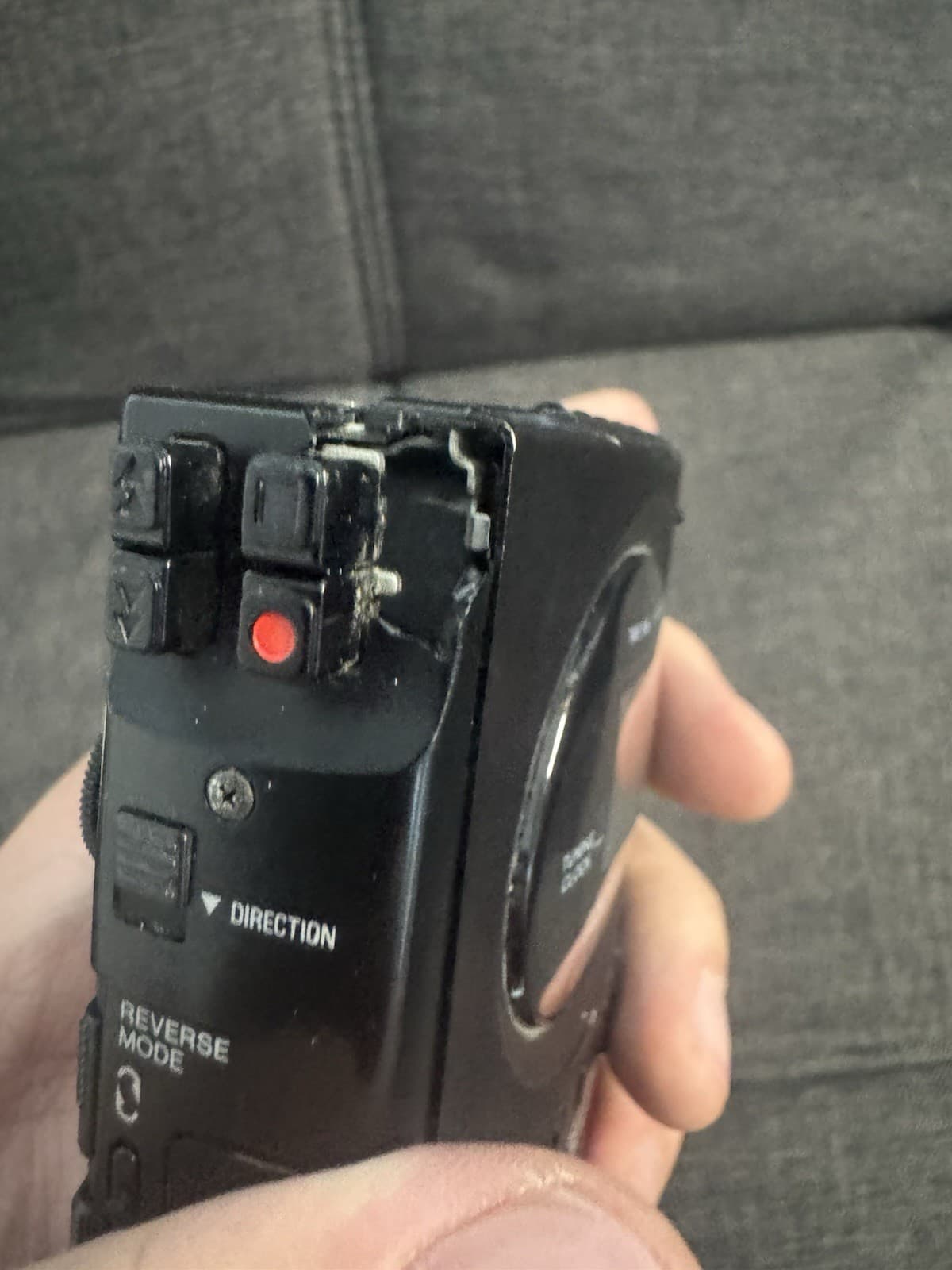 Aiwa HS J900 Stereo Radio Cassette Recorder  Rare Untested Cracked Corner 5