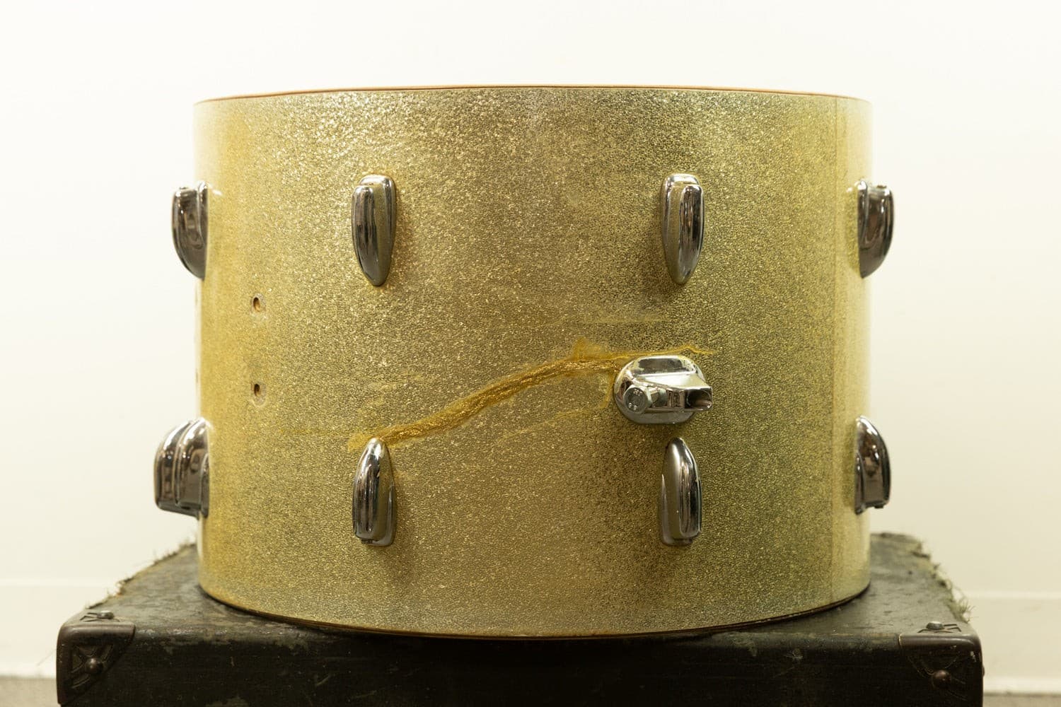 1960s Slingerland 14x20 Silver Sparkle Pearl Bass Drum 3