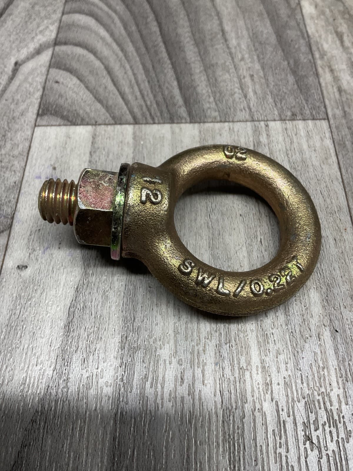 Shoulder Eyebolt Lifting Rings 12 SWL/ 0.22T Ton Hoist Capacity #4008PT202SI 2