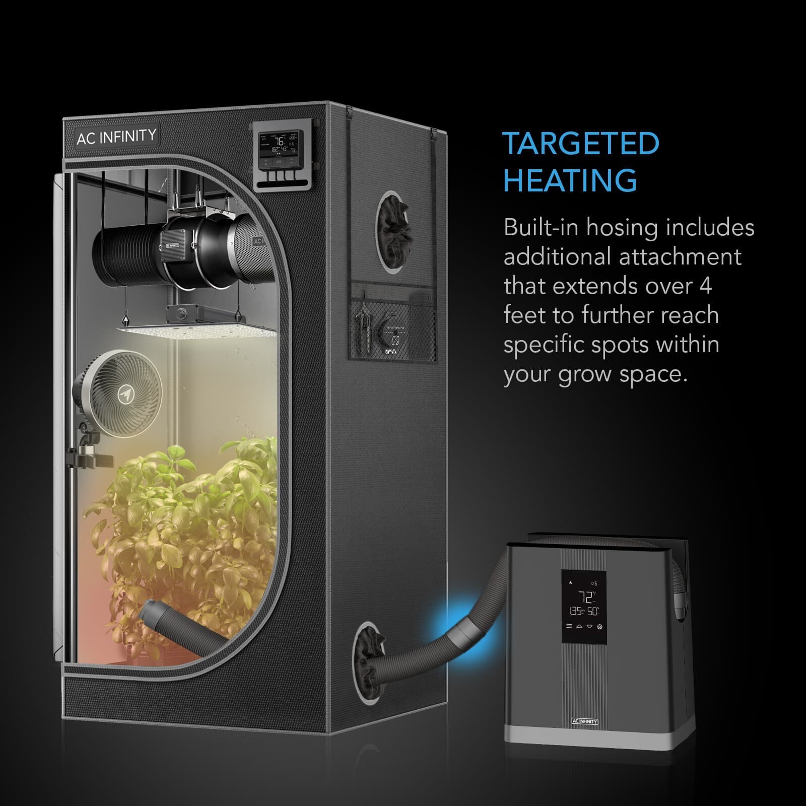 THERMOFORGE T3, Environmental Plant Heater, Smart Controls, True 10 Heat Levels 5