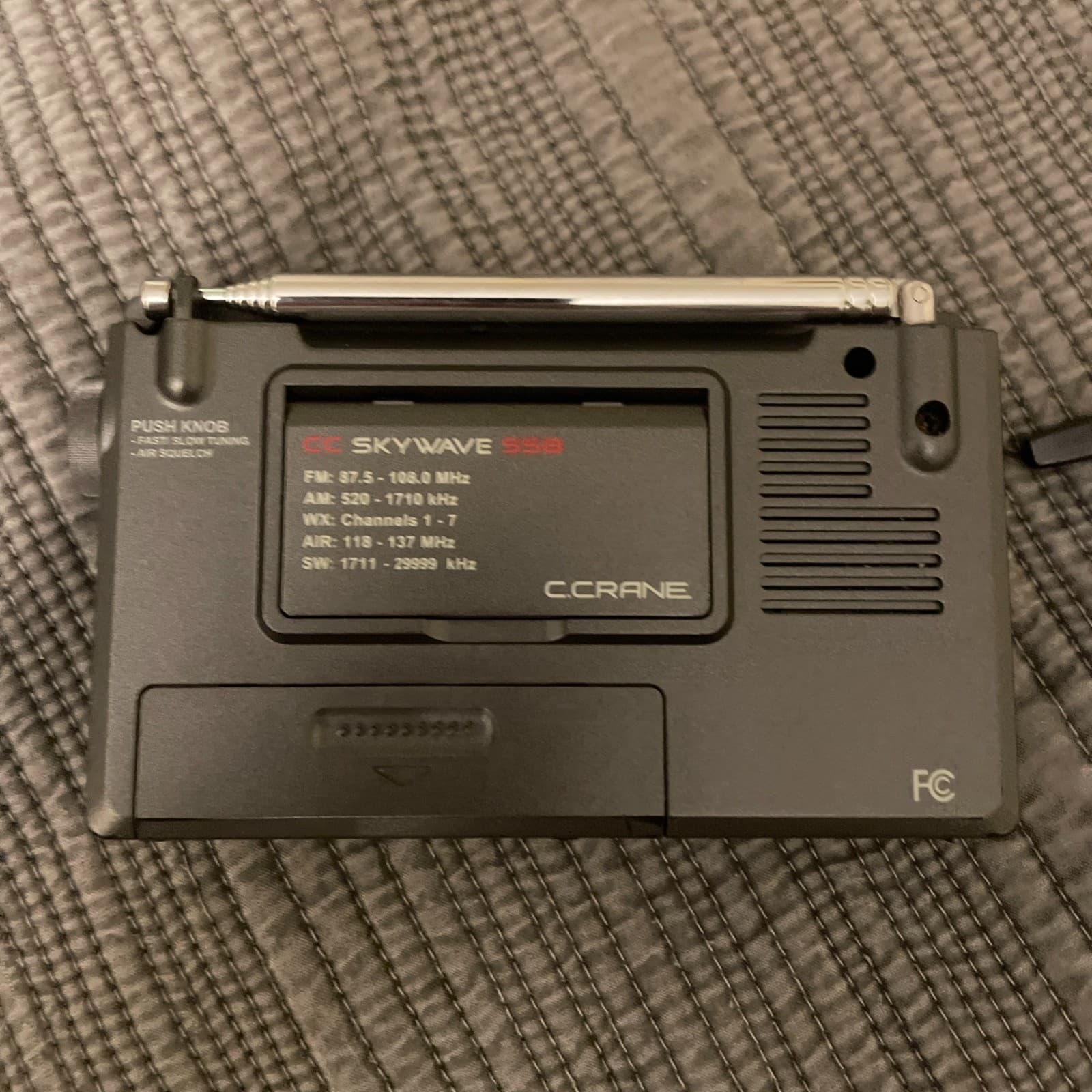 C.Crane CC Skywave SSB With Case, Antenna, Charger, Batteries 3