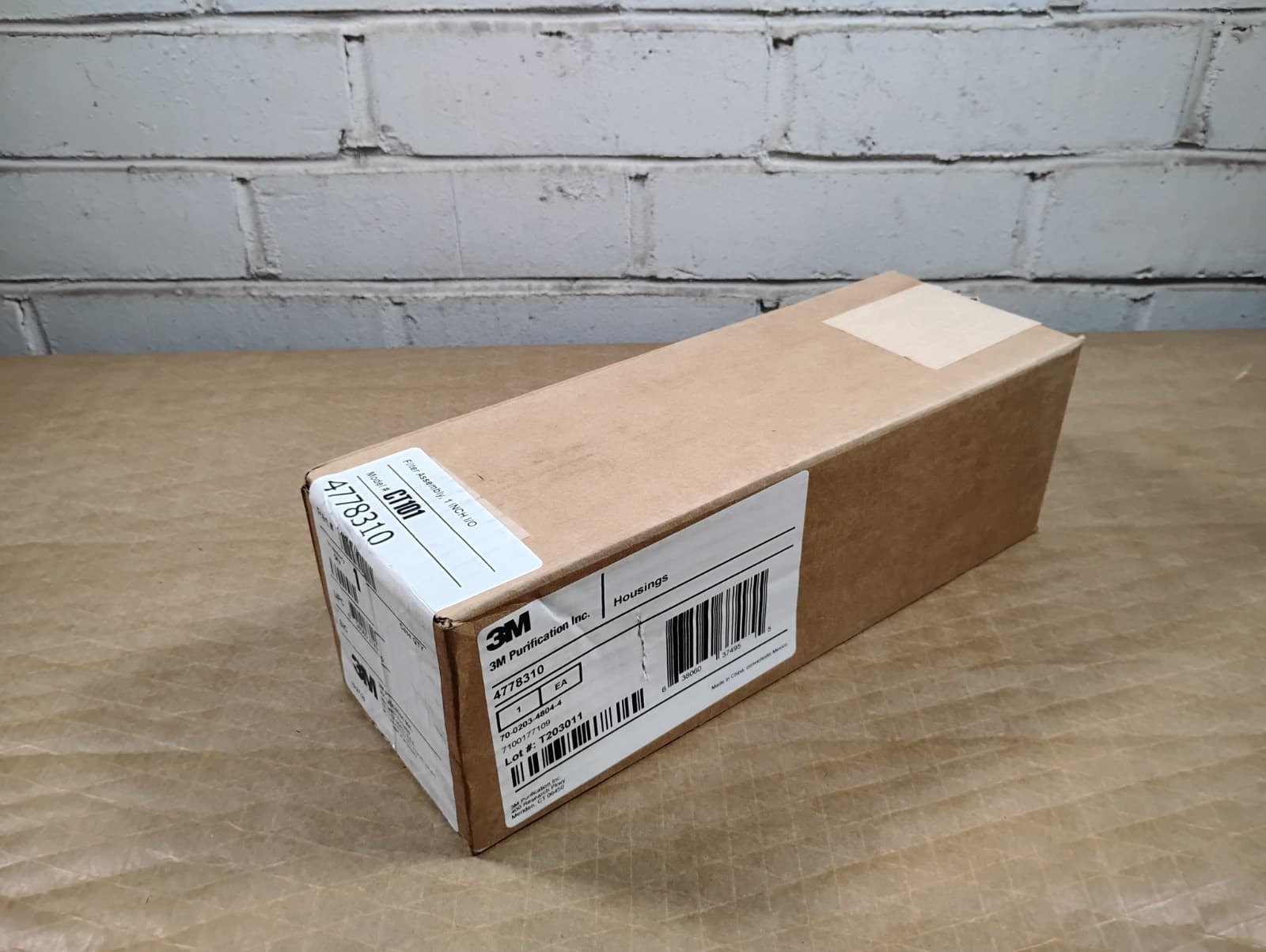 3m Stainless Steel 1" In/Out Filter Housing Assembly CT101 3