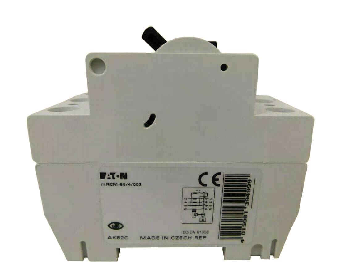 Eaton mRCM-80/4/003 Residual Current Device 80A type AC 4-Pole 3-Pole 2-Pole 2