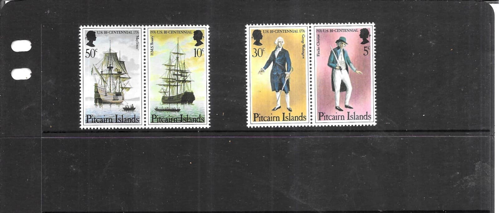PITCAIRN ISLAND 1976. BI-CENTENIAL. SET. MINT FULL GUM. AS PER SCAN. 3