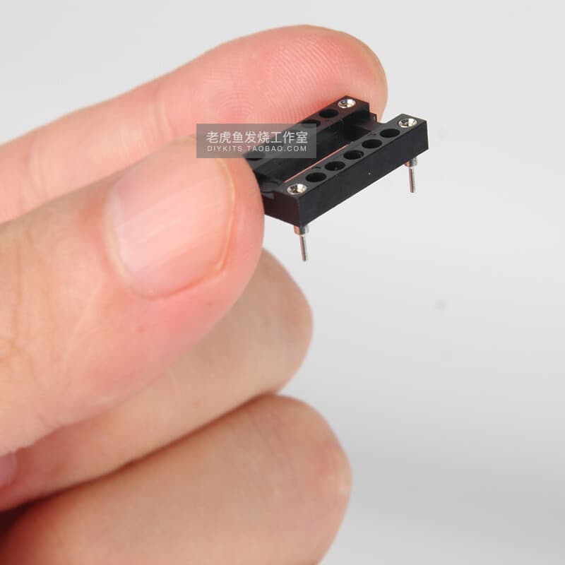 2Pcs/20Pcs 4-pin active crystal oscillator round hole test socket VCXO&TCXO DIP4 2