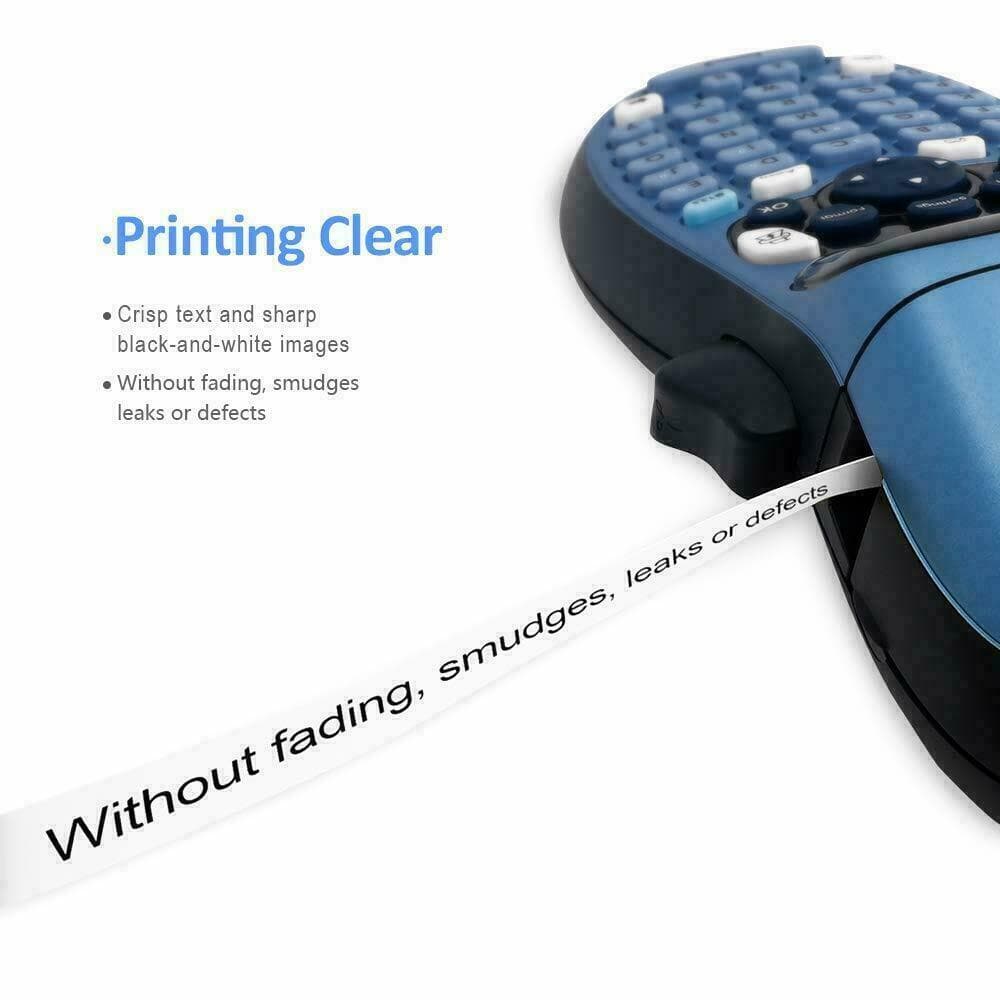 7PK Dymo LetraTag Refill 91330 91331 Plastic Paper Label Tape 12mm LT-100H QX50 4