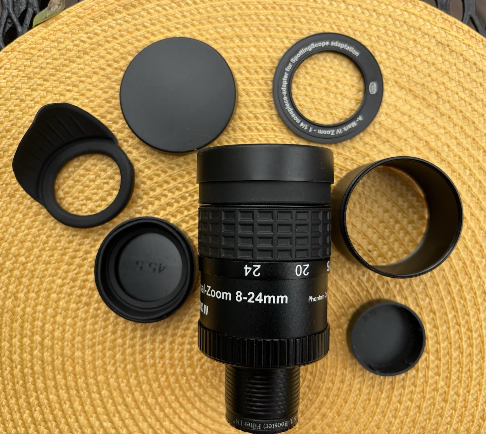 Baader Planetarium Hyperion Universal Zoom Mark IV 8-24 mm Eyepiece Set 6