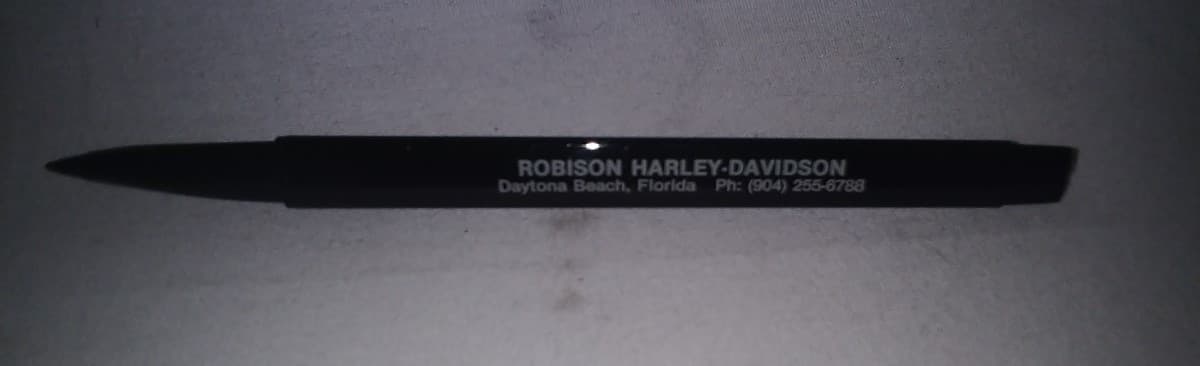 RARE ROBISON Harley Davidson 1986 Bike Week pen FXR FXE FLT AMF XR-750 Panhead 6
