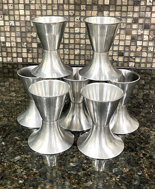 VTG 7 Classic Stainless Steel Ice Cream Sundae Paper Holder Solo MFG Chicago 2