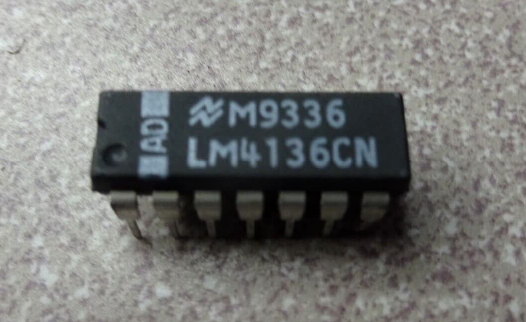 LM4136CN, Quad Op Amp General Purpose Amplifier 4 Circuit 14-PDIP, DIP IC