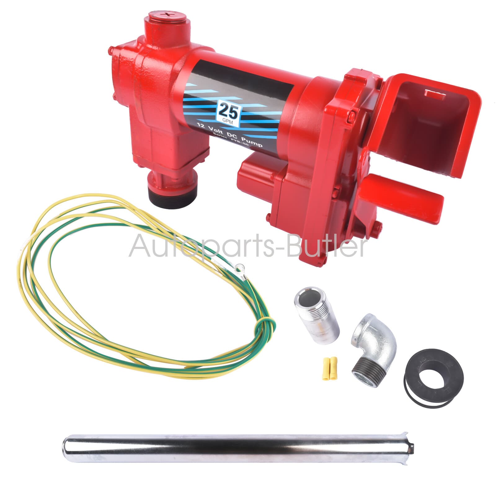 25 GPM 12 Volt Fuel Transfer Pump for Gasoline Diesel Kerosene Ethanol Blends 3