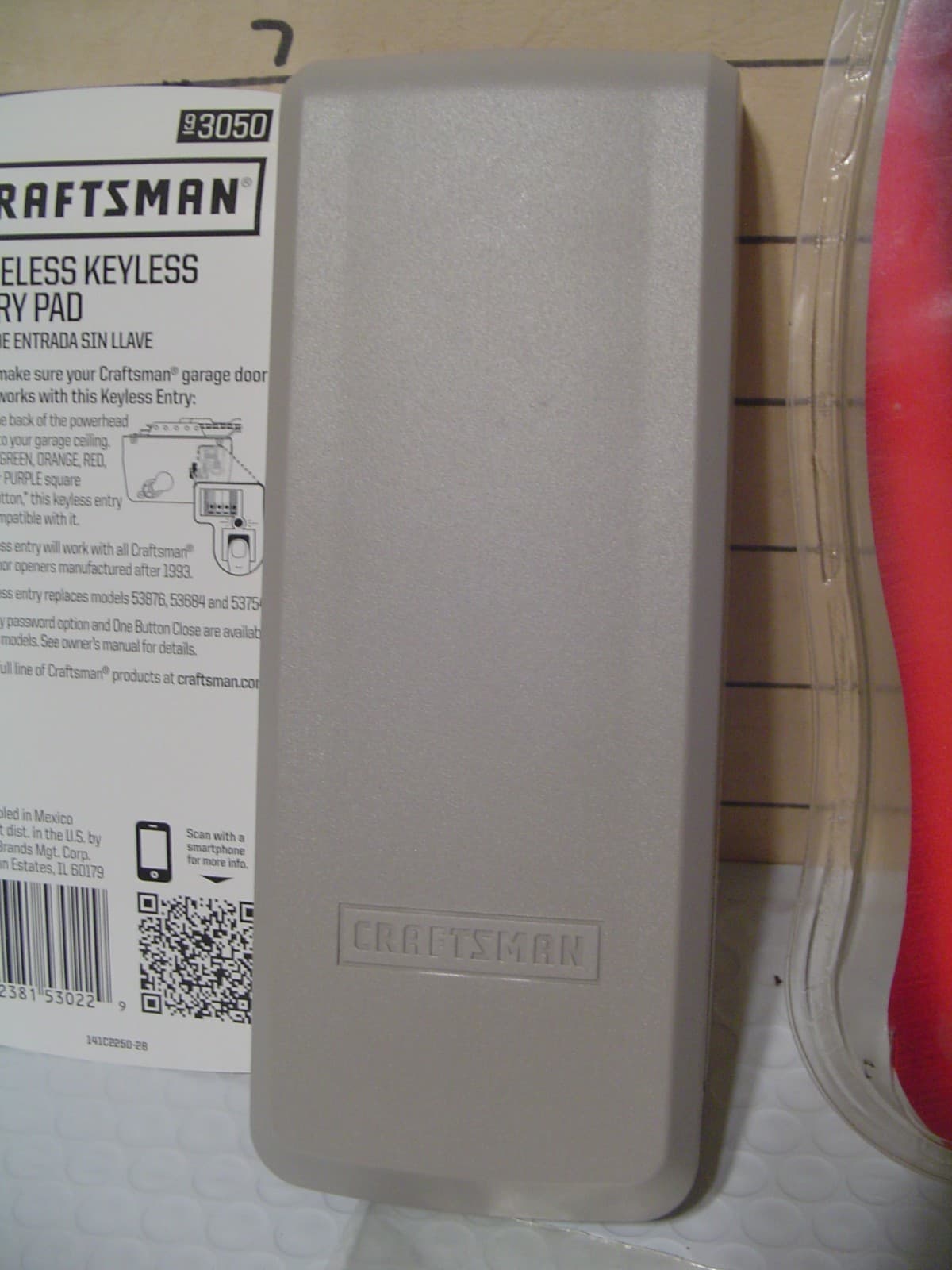 Craftsman 93050 Garage Door Wireless Keyless Entry Pad 3