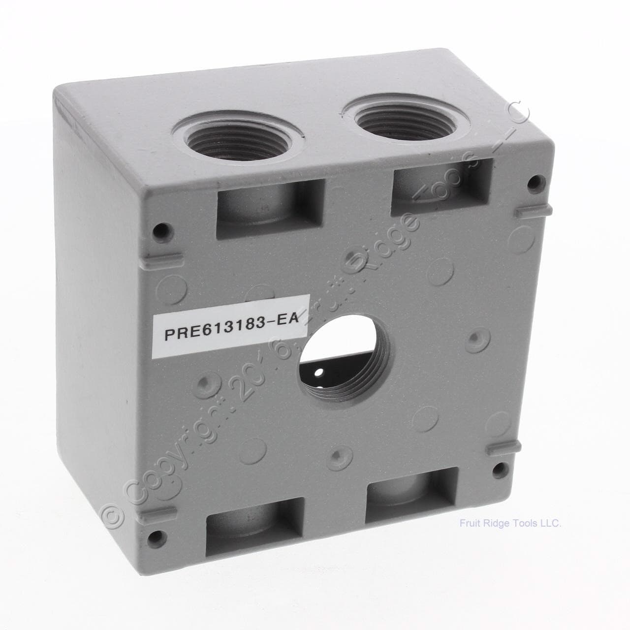 Preferred Industries 613183 Aluminum 2-Gang Deep Weatherproof Box 36.5 Cu In. 4