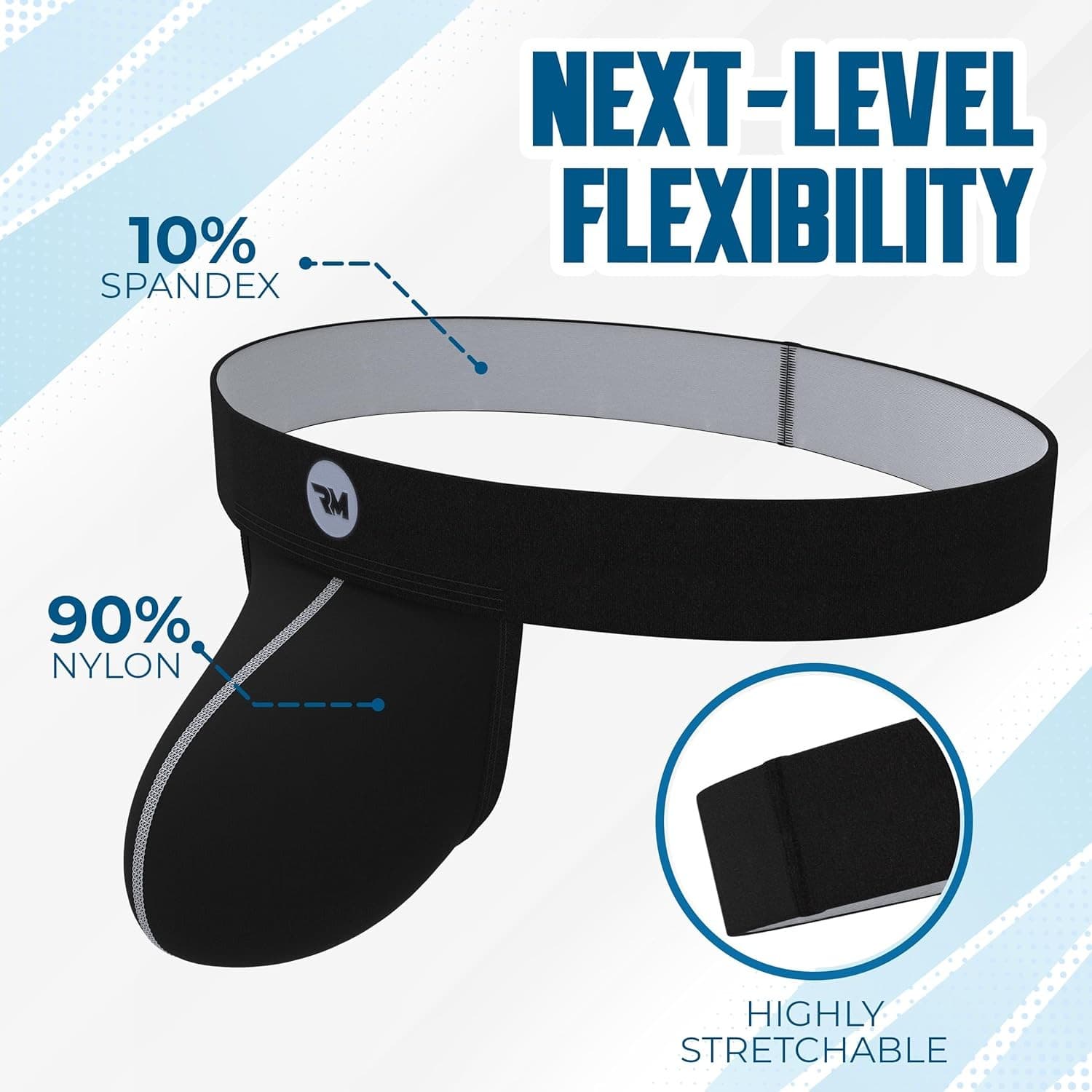 Real Men LIFT Pouch Jock Strap 1 or 3 Pack- X-Small, 1 Gunmetal Gray  4