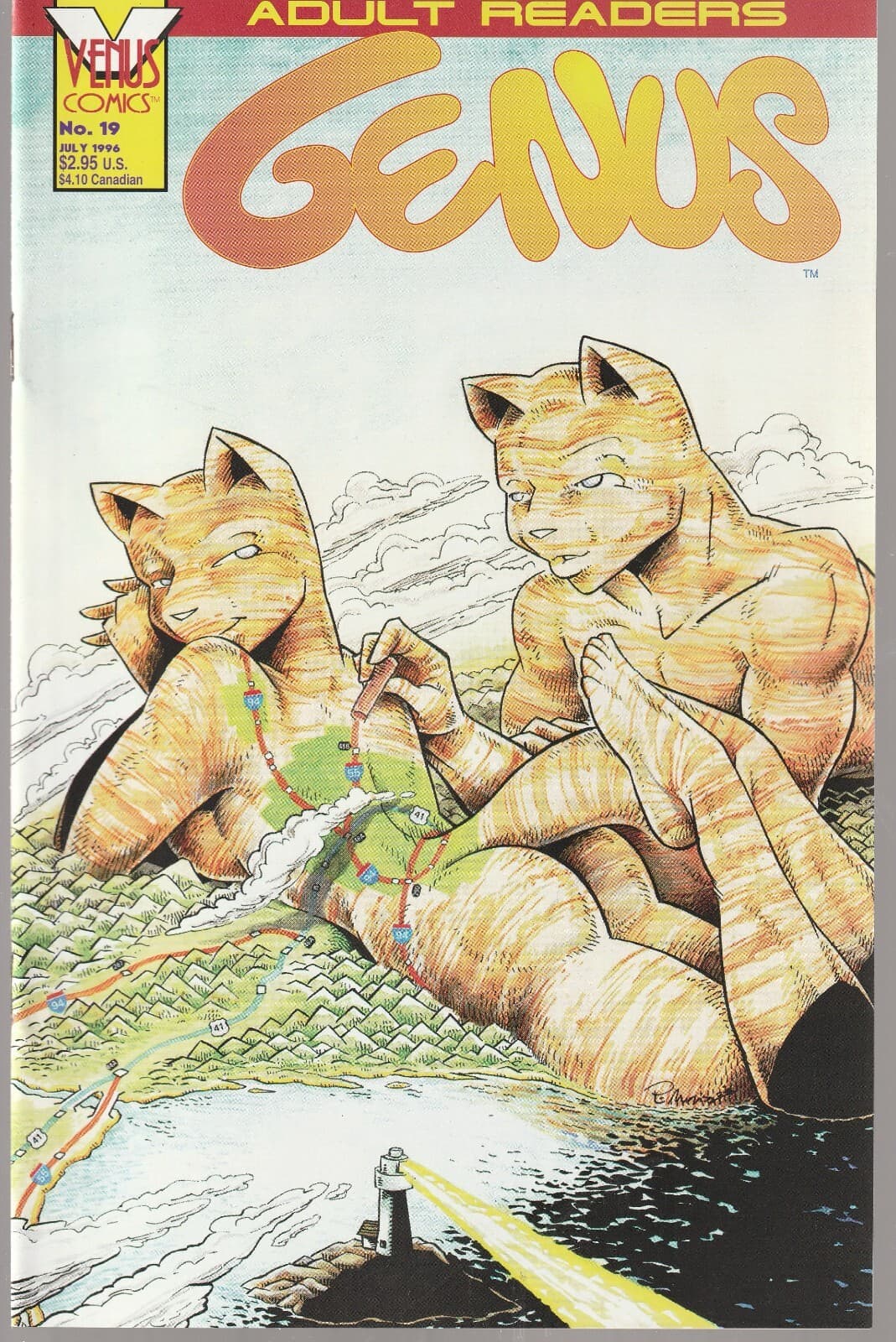 GENUS #19 ANTARCTIC PRESS/VENUS Furry Anthropomorphic