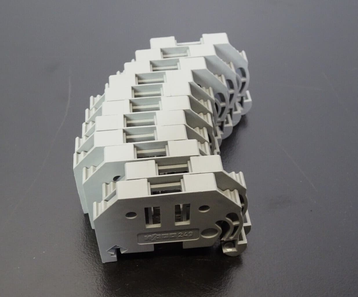 WAGO 249 GRAY TERMINAL BLOCK END STOP Lot 11 3