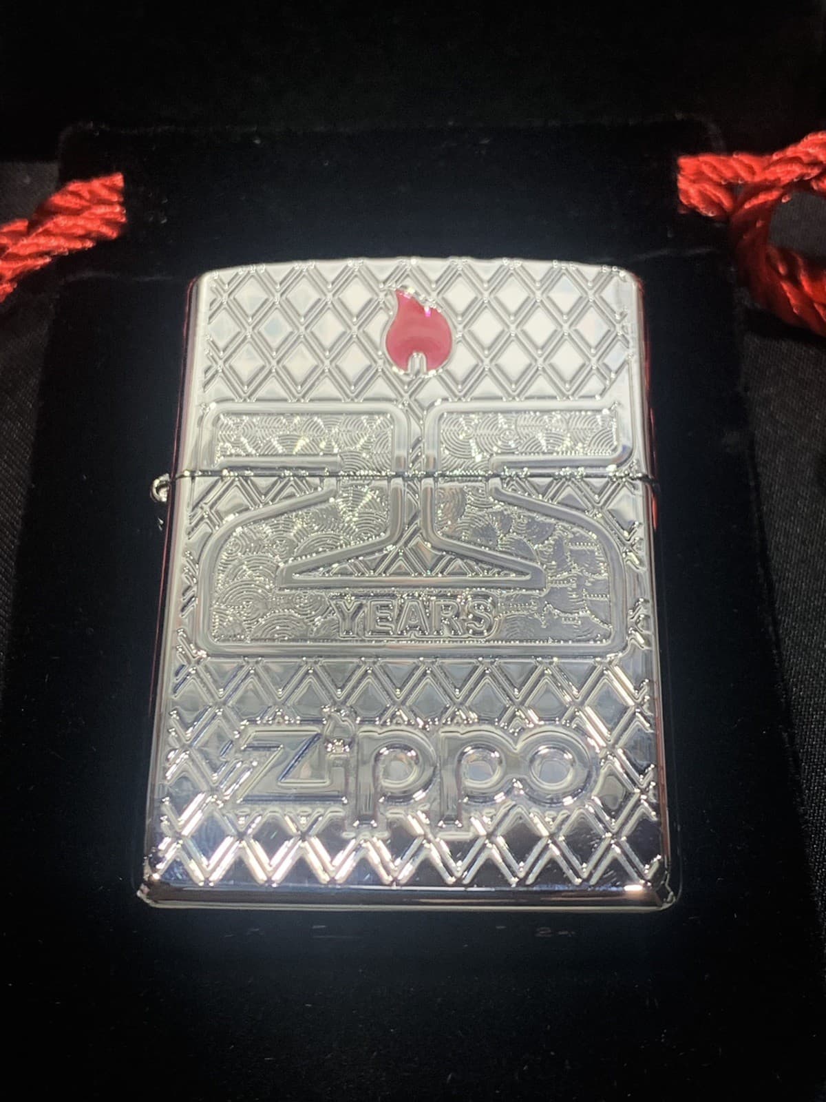 Zippo 2025 Logo Zippo Armor 39/100 Limited Edition Exquisite Zippo Box 6