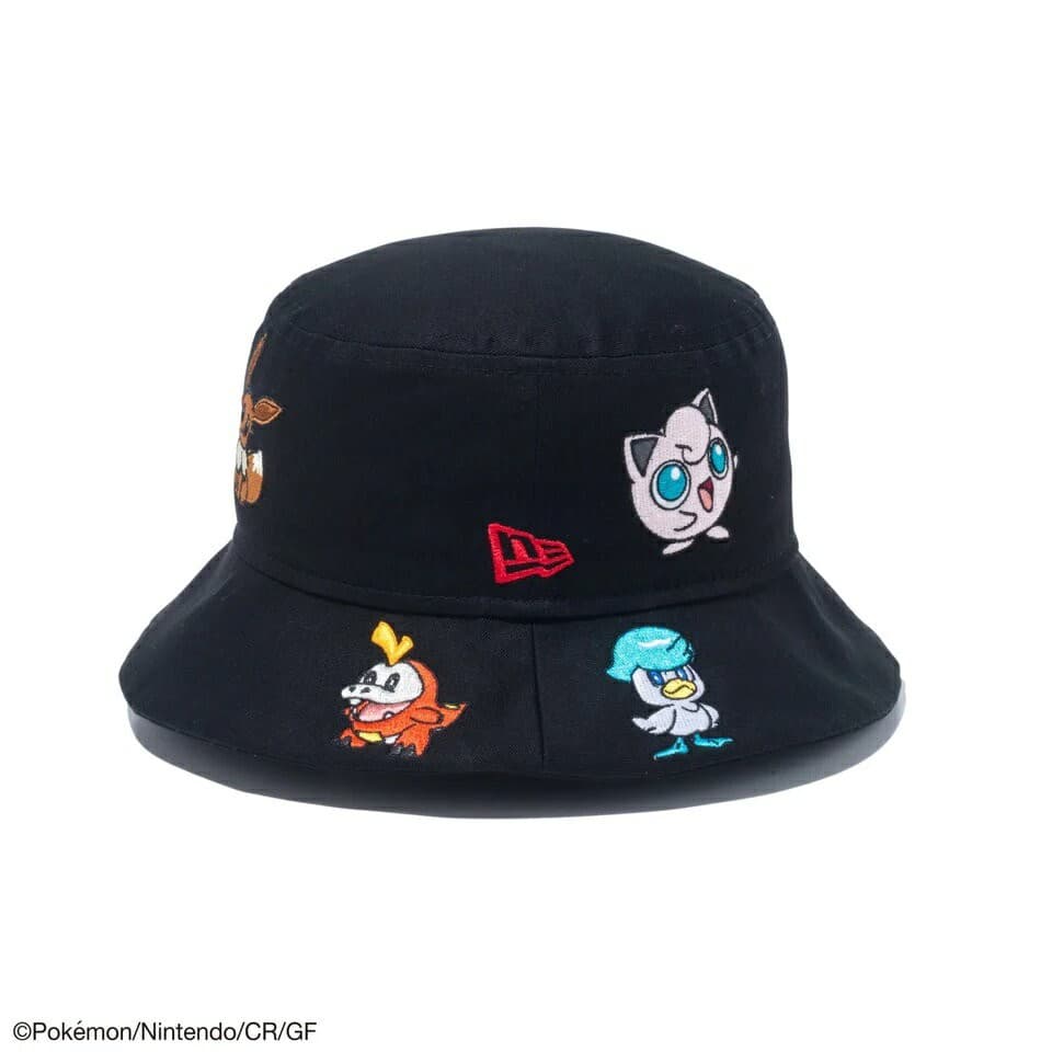 New Era Pokemon Collaboration Kid's Bucket 01 Pikachu Eevee 14124520 M/L 2