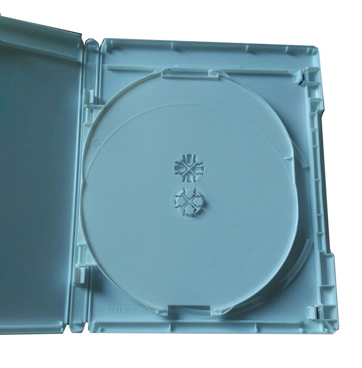 NEW White 2 Pk VIVA ELITE Hold 3 Discs Triple Blu-Ray replacement case Holder 3