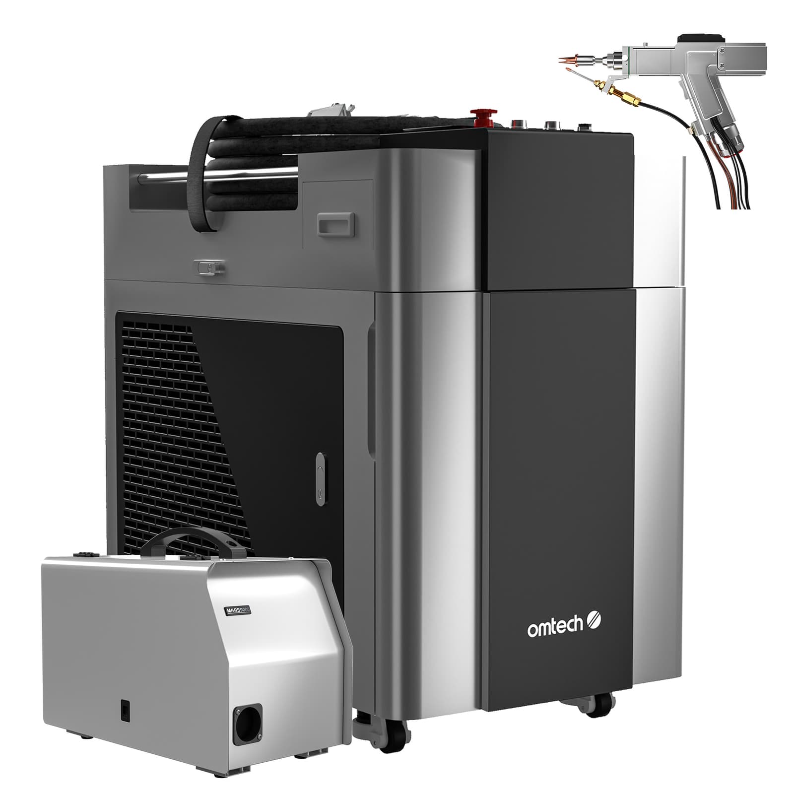 Secondhand 1500W Handheld Fiber Laser Welder Cleaner Cutter for Metal Aluminum 2