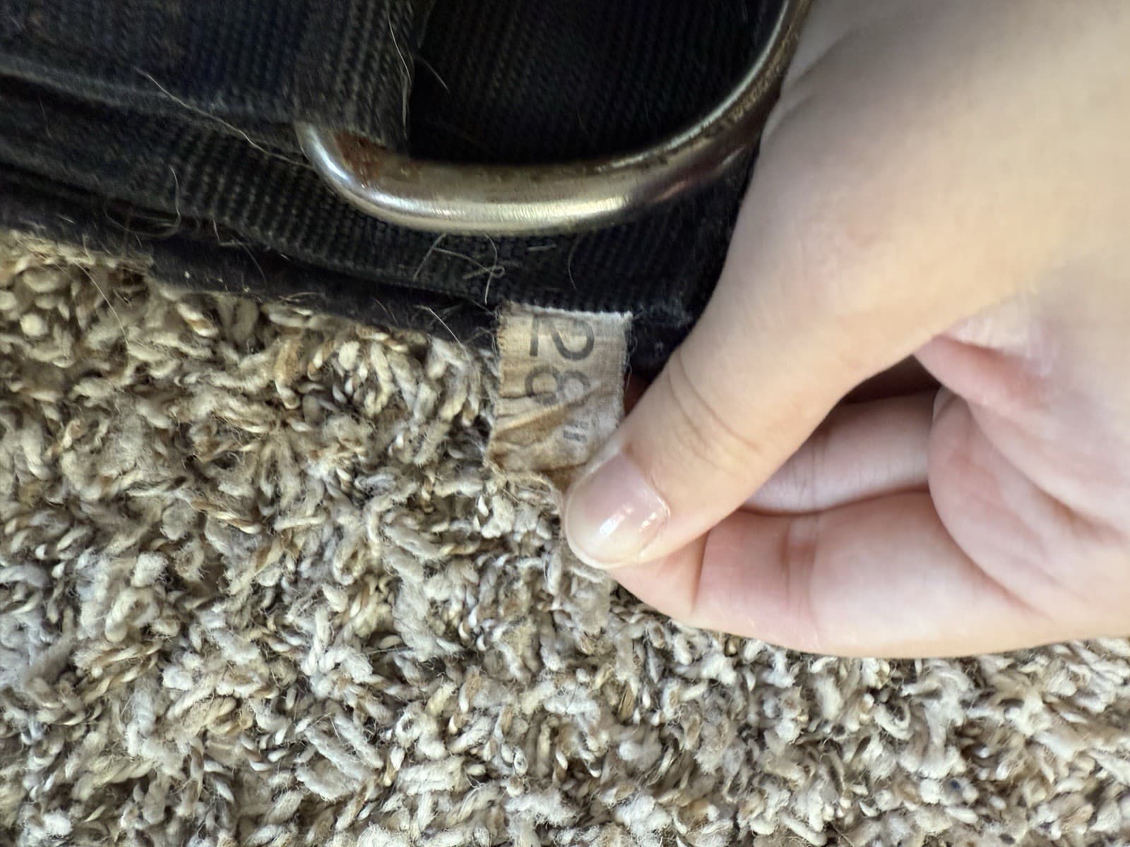 Equine Neoprene Western Straight Cinch Black Girth 28” 5