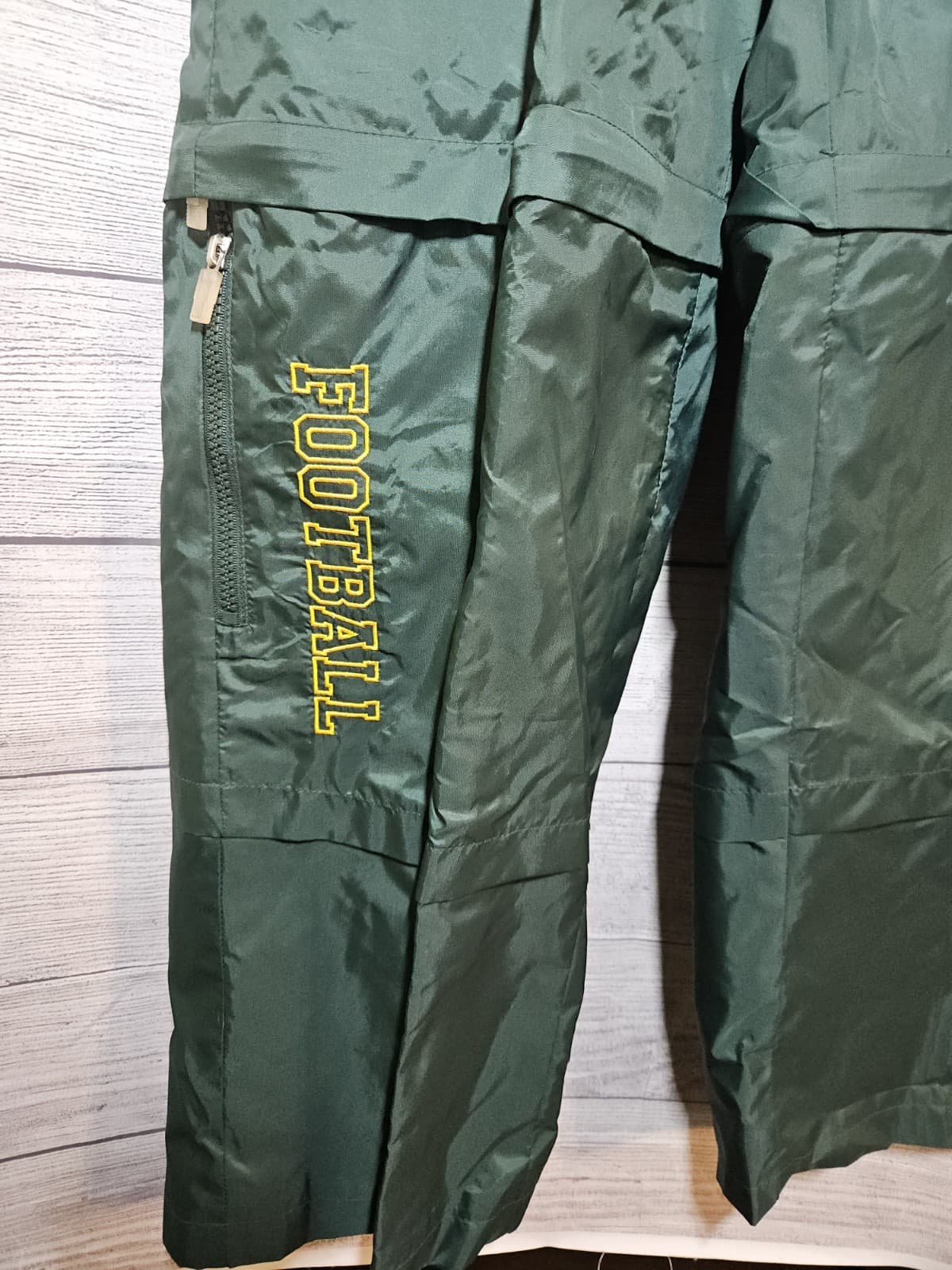NFL Green Bay Packers Windbreaker Zip Off Pants -Youth Sz LARGE 16-18 - NWT! 6