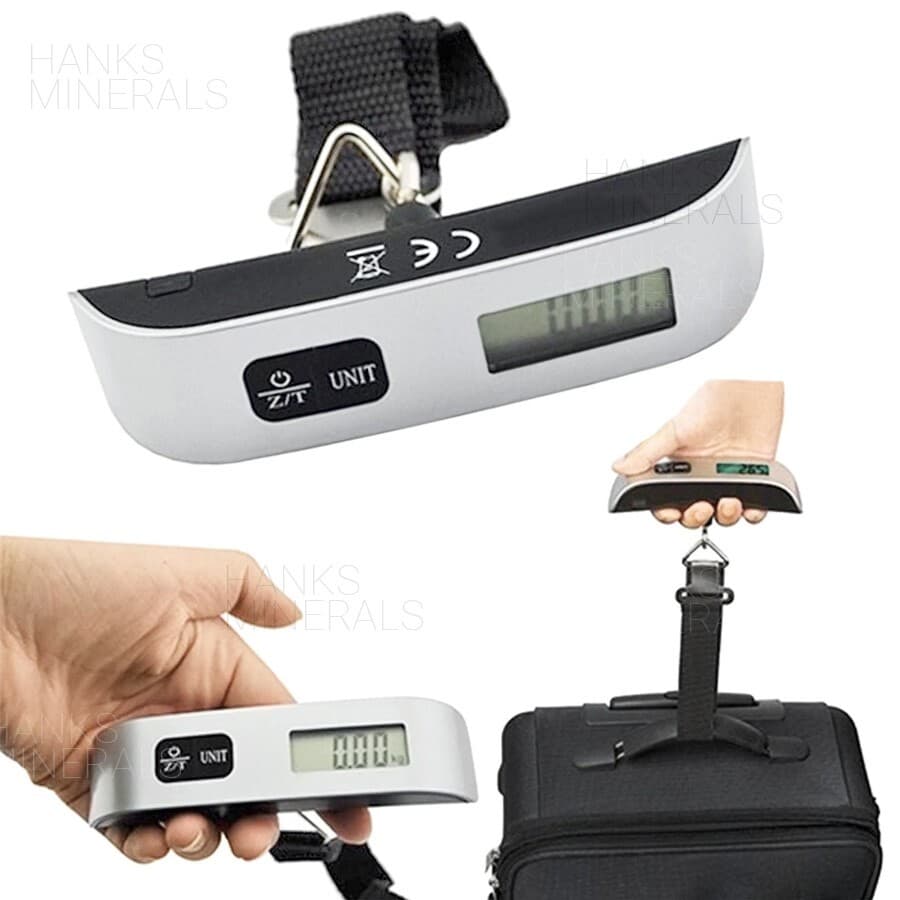 2-Pack Luggage Scale 110lb 50kg Portable Travel LCD Digital Hanging Weight 4