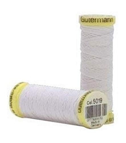 Gutermann Elastic Thread 11 Yards-White 11 yard 3