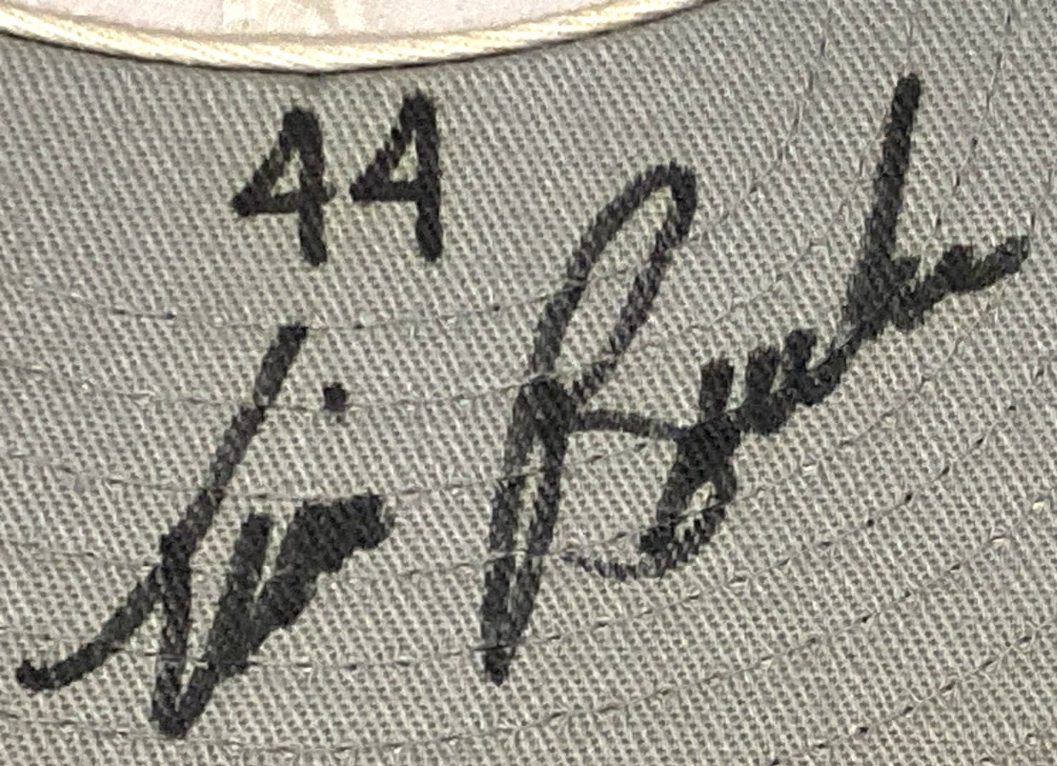 Montreal Expos Tim Burke New Era Cap circa 1987-90-size  7.5-Signed 3